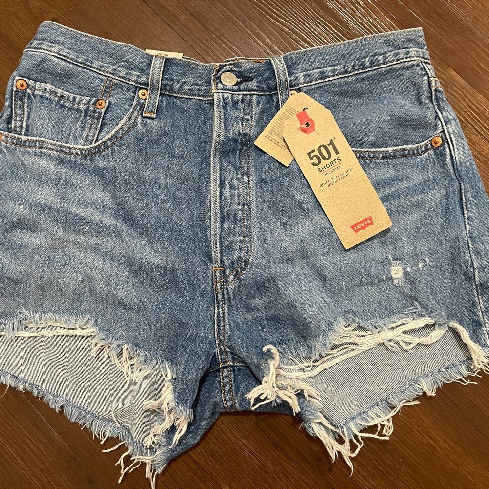 Levi’s 501 High-Rise Denim Shorts
